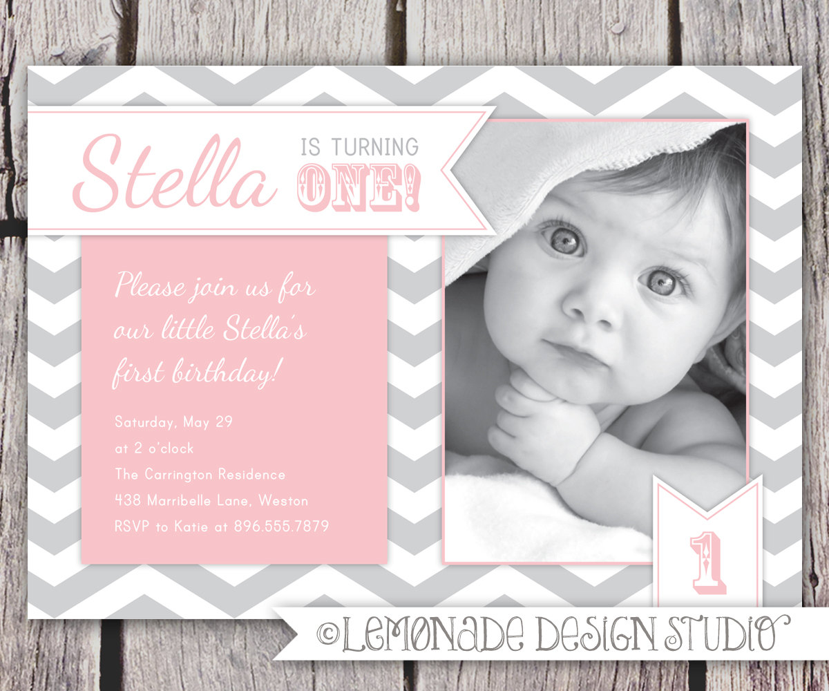 First Birthday Party Invitation Wording