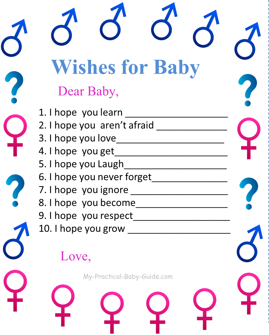 Free Printable Gender Reveal Party Invitations