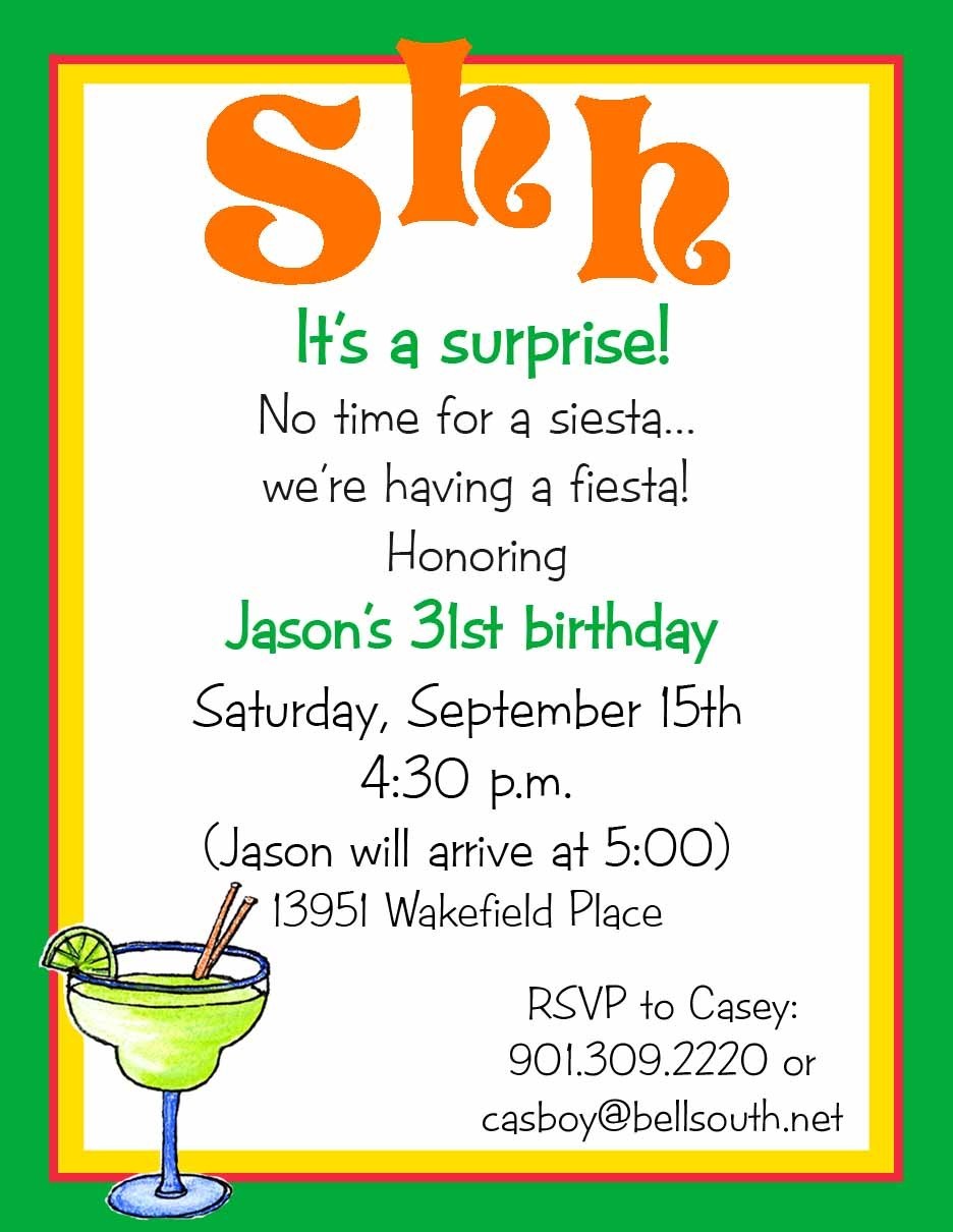 Free Printable Invitation Surprise Party