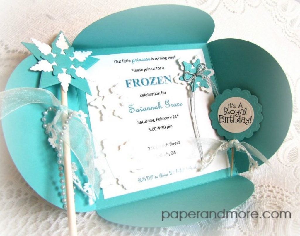 Frozen Birthday Party Invitations