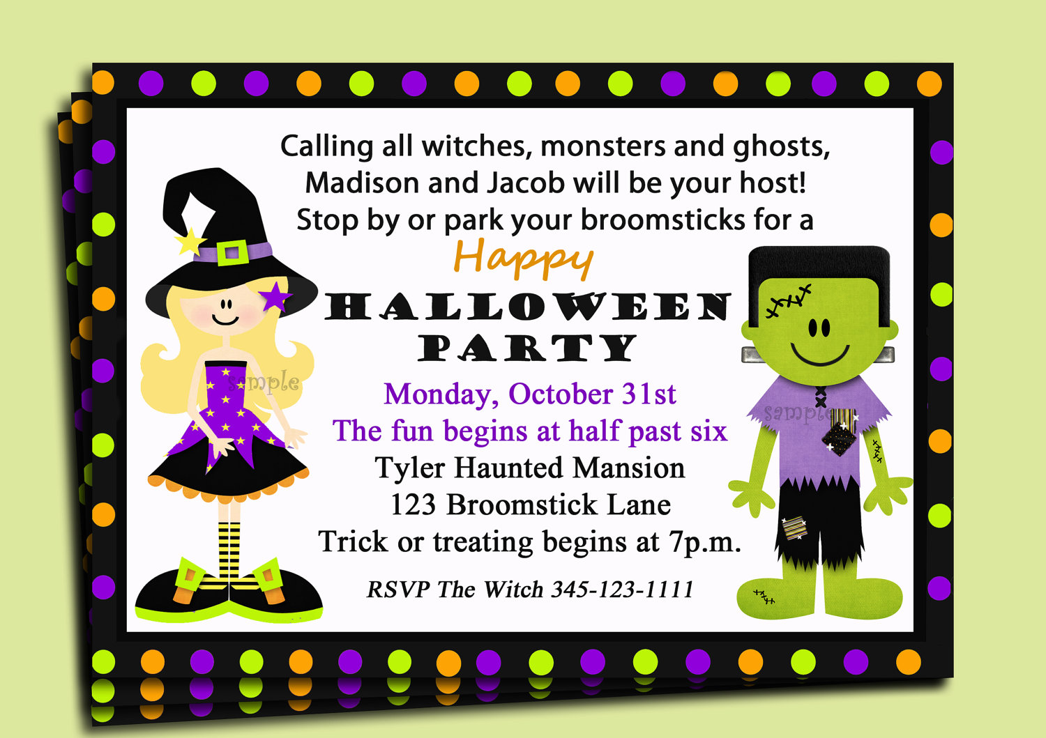 Halloween Party Invitation Wording Ideas Halloween Party