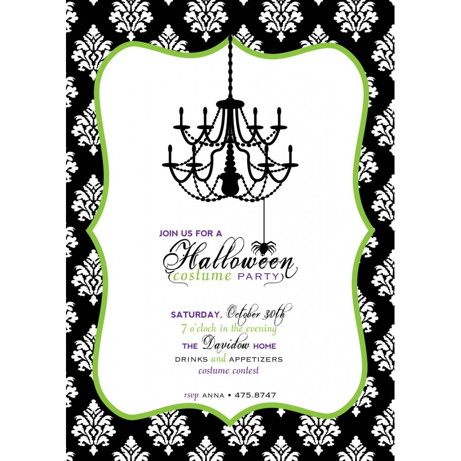 Halloween Party Invite Template