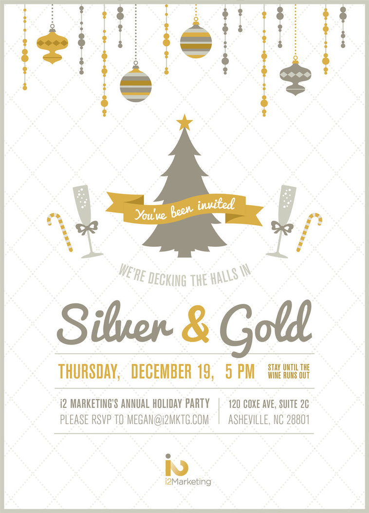 Holiday Party Invitation By Sarachristensen On Deviantart