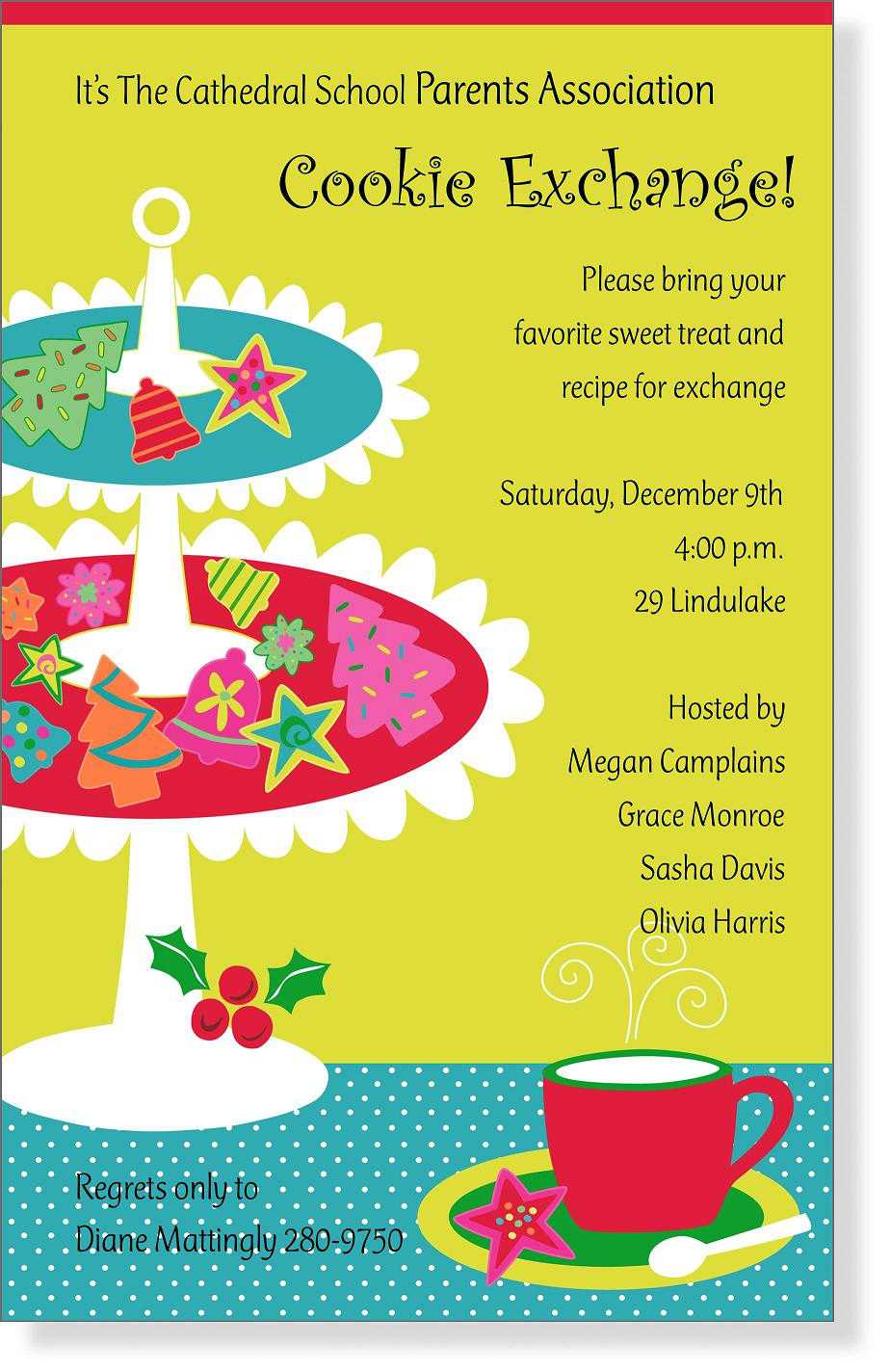 Holiday Party Invitation Wording Gift Exchange