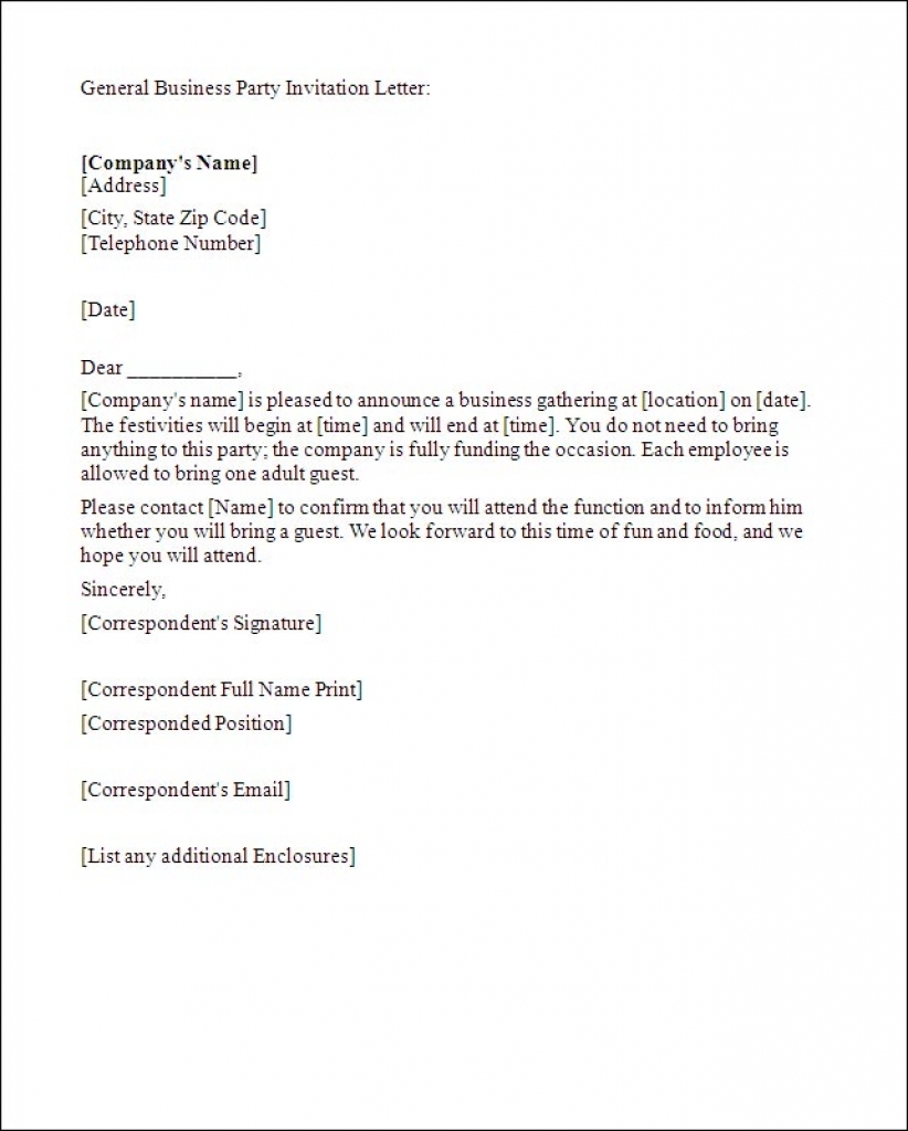 How To Write A Party Invitation