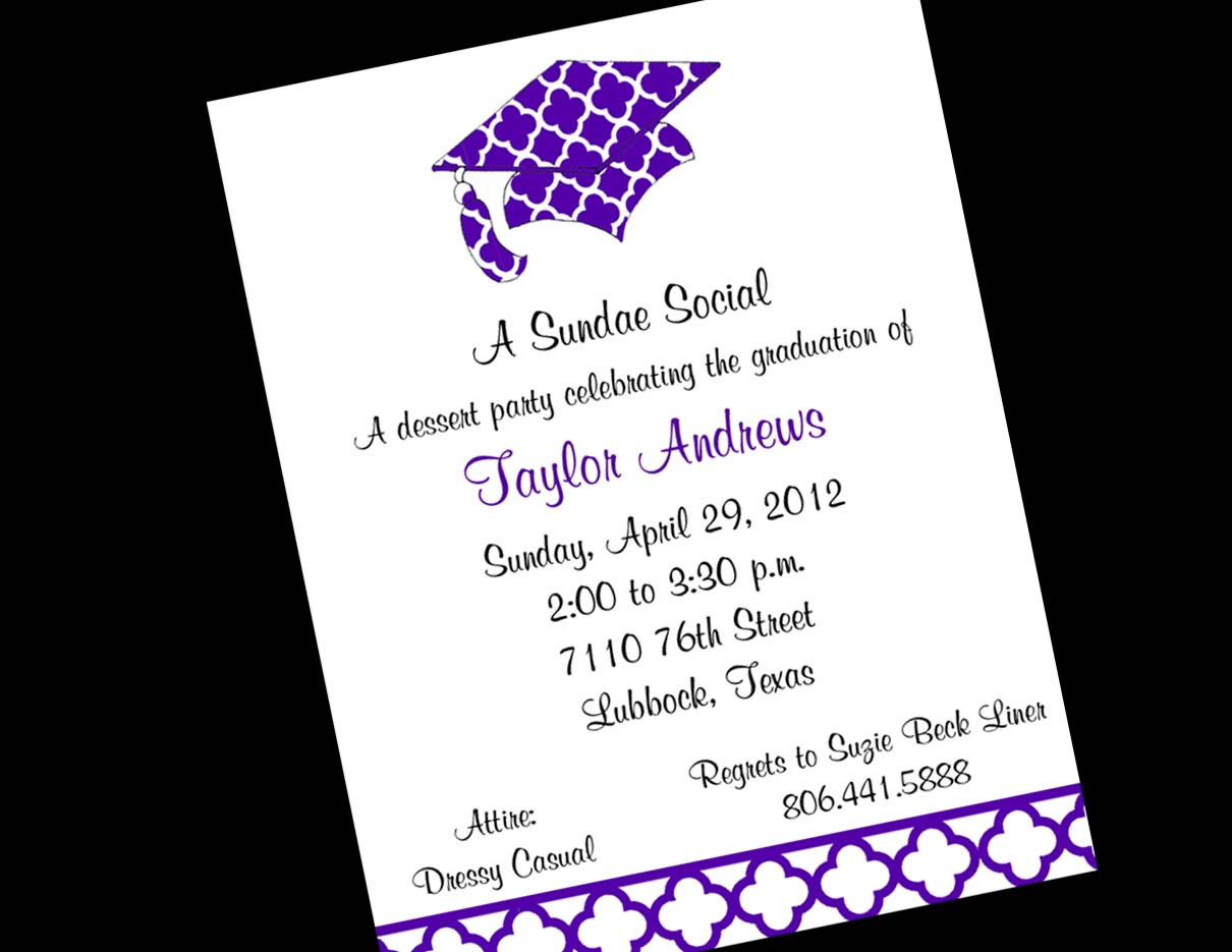 Invitation For Graduation Party