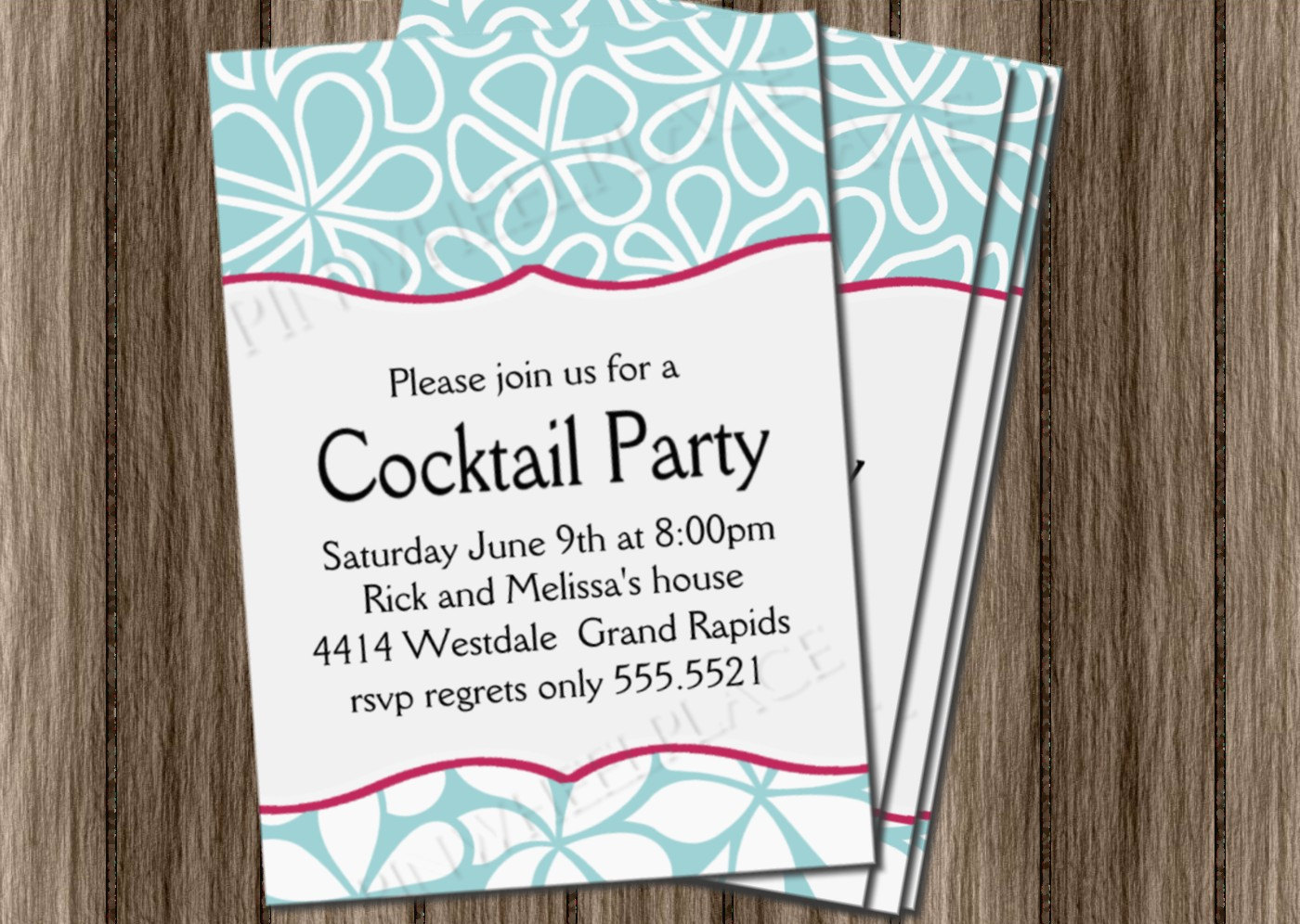 Invitation Wording For Cocktail Wedding Party