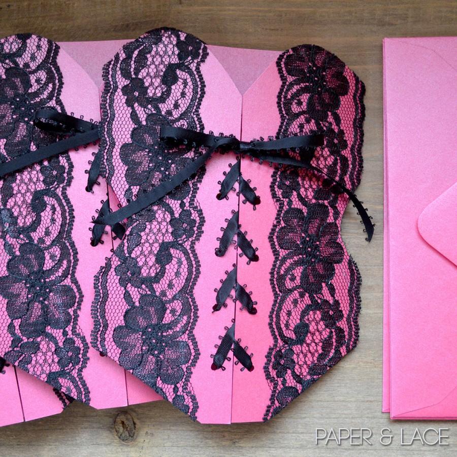 Lace Lingerie Party Invitation