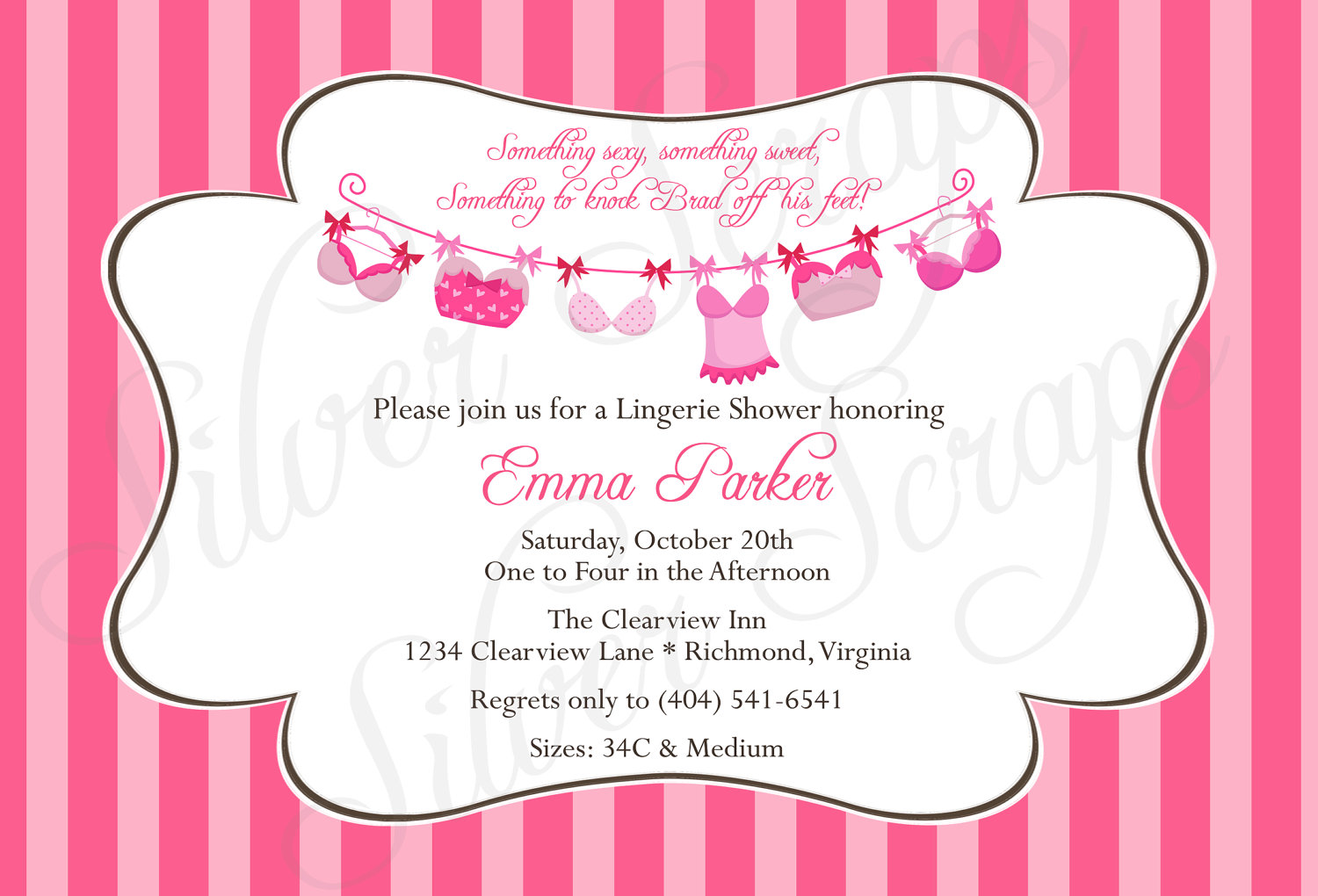 Lingerie Shower Clipart