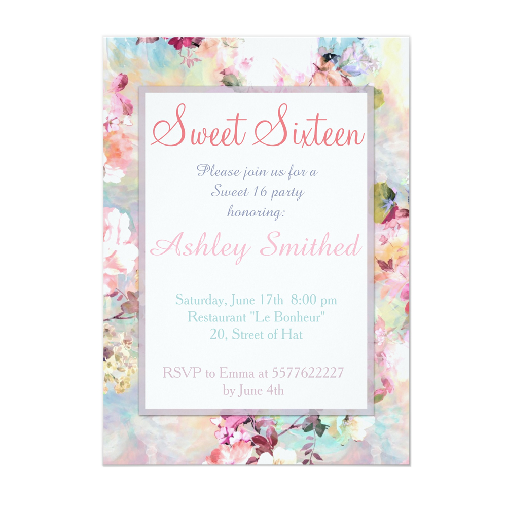Modern Party Invitations