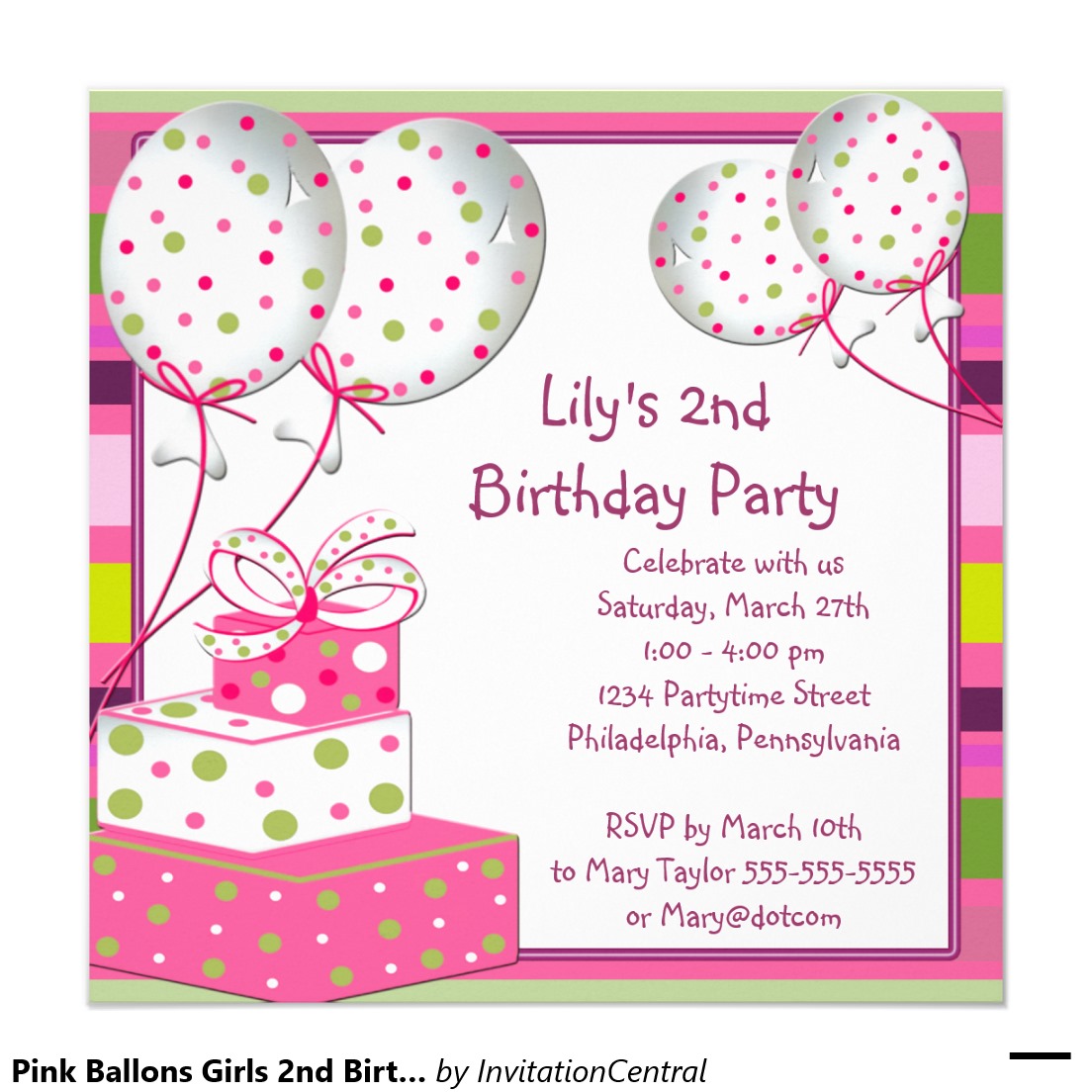 Party Invitations Cards