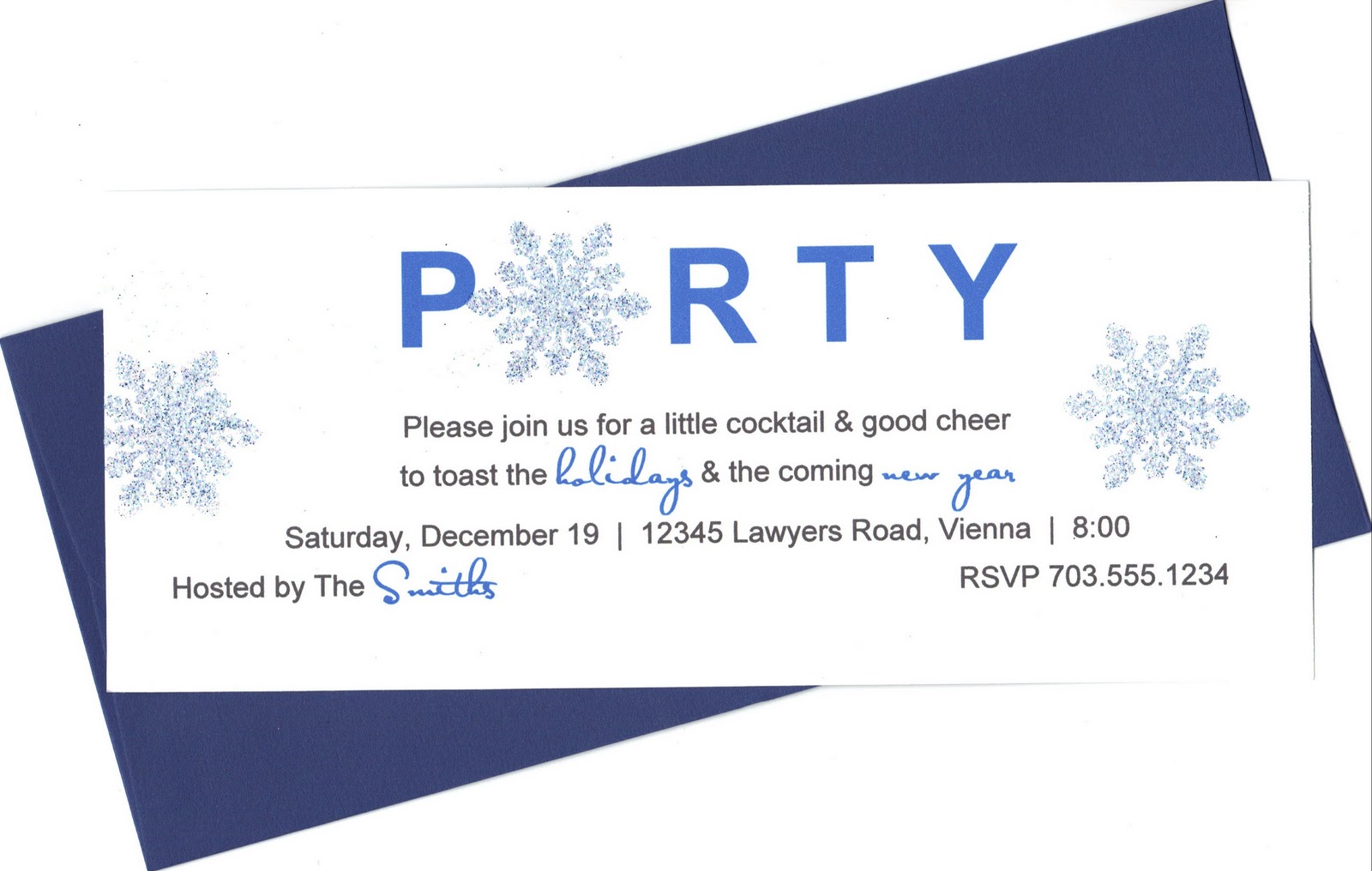 Party Invitations Text
