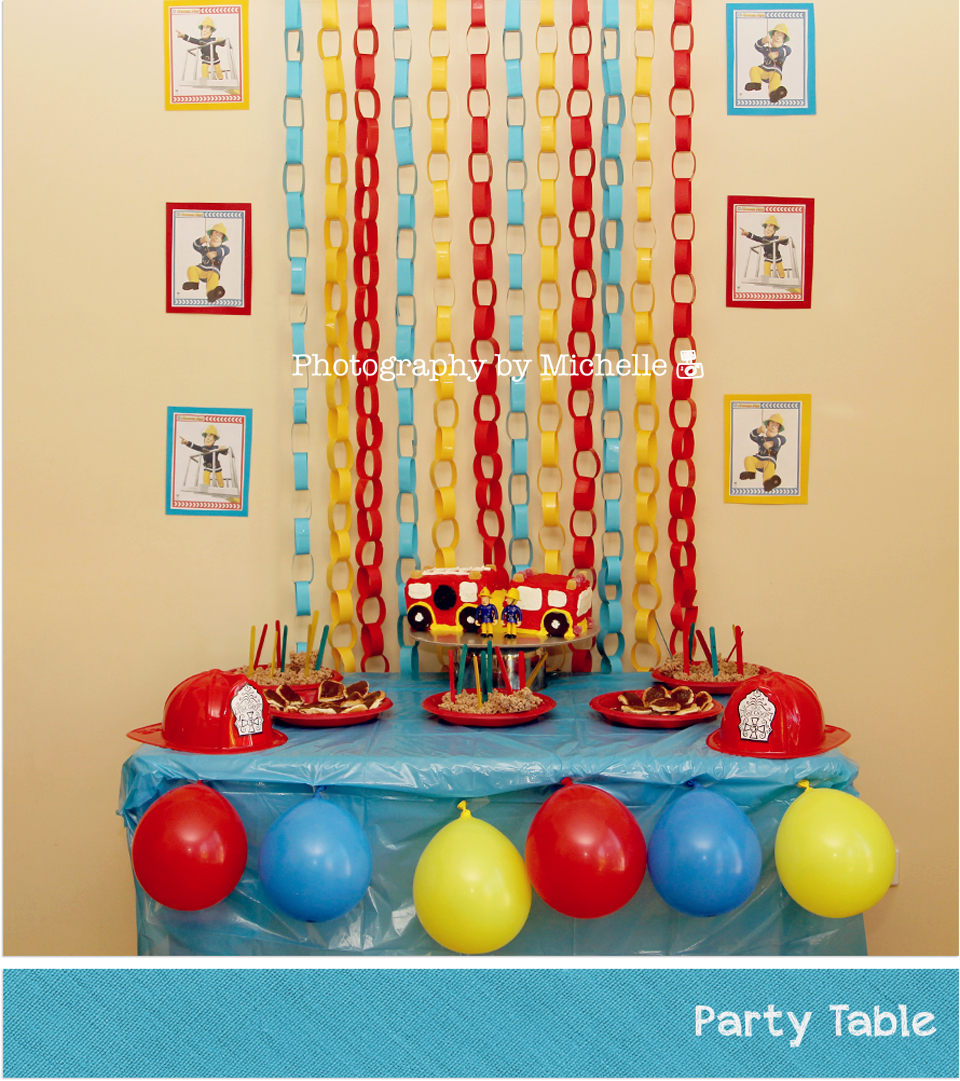 Photography By Michelle  William's Fireman Sam Party!