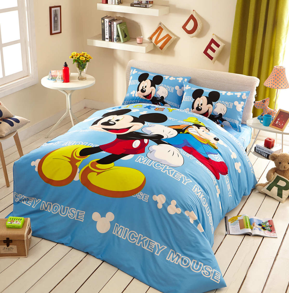 Popular Mickey Mouse Bedding Set Twin