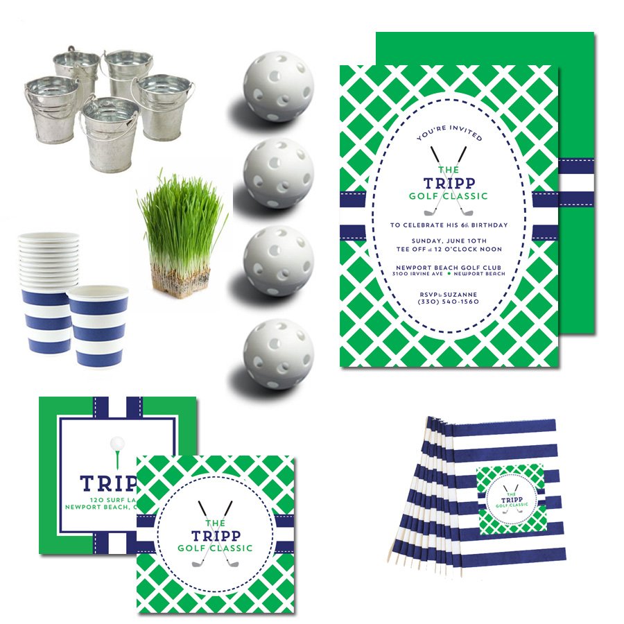 Preppy Golf Party Ideas For Summer Birthdays Or Masters' Viewing