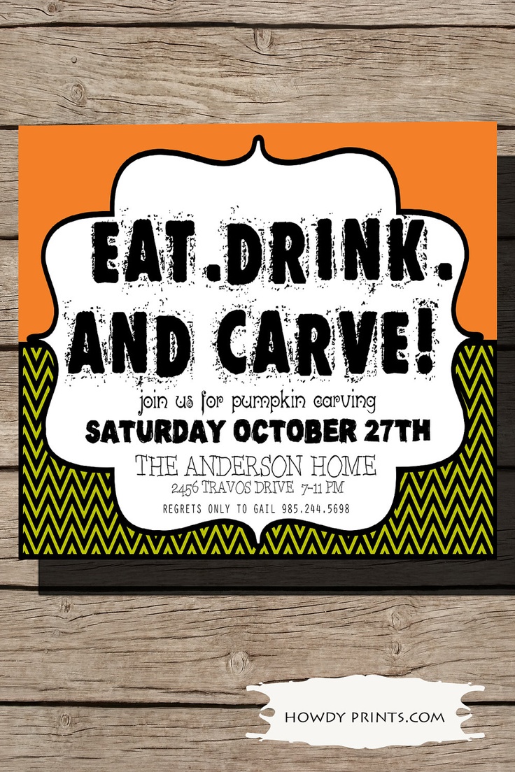 Pumpkin Carving Party Invitation Wording Alluring Pumpkin Carving