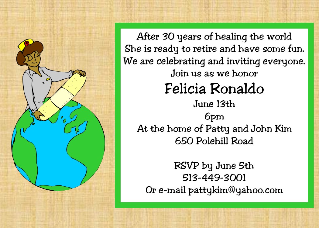 Retirement Party Invitations