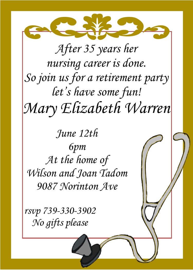 Retirement Party Invitations Custom Designed New For Spring 2017