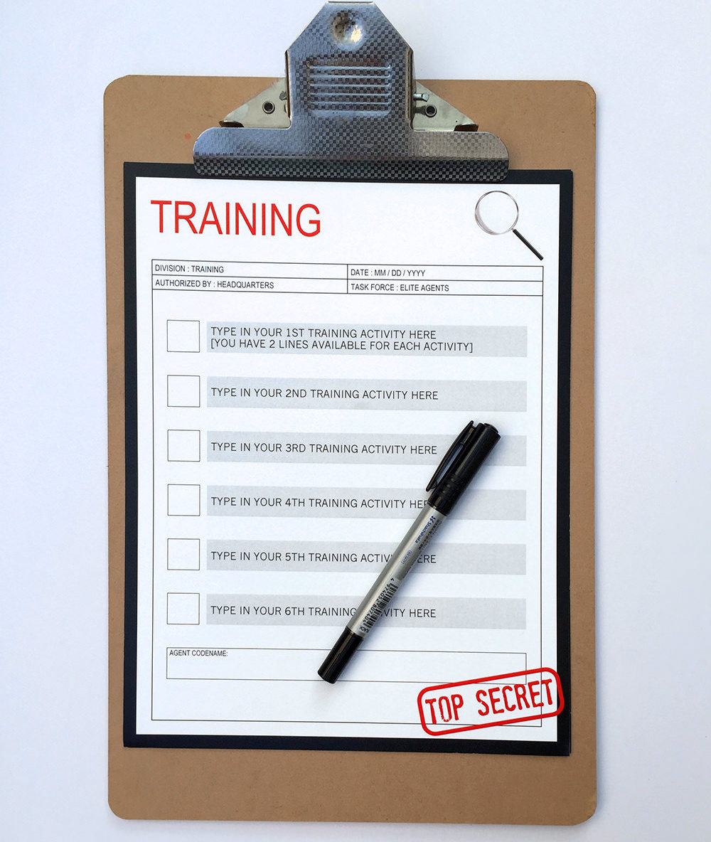 Secret Agent Birthday Party Invitations