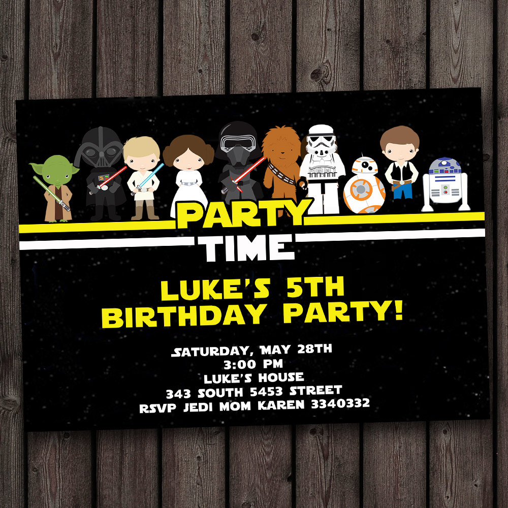 Star Wars Invitation