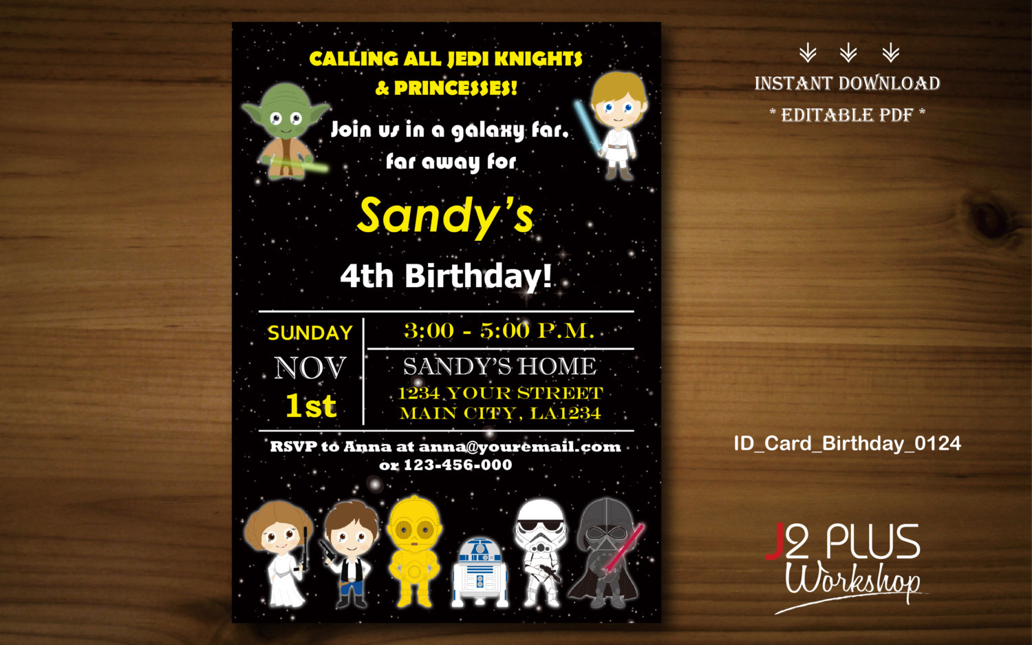 Star Wars Invitation