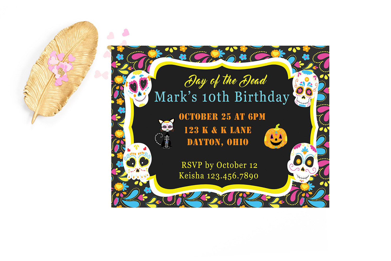 Sugar Skull Invite