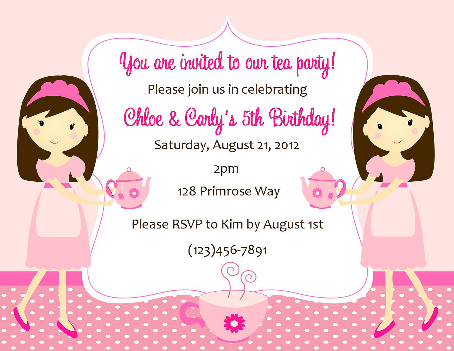 Tea Party Invitation