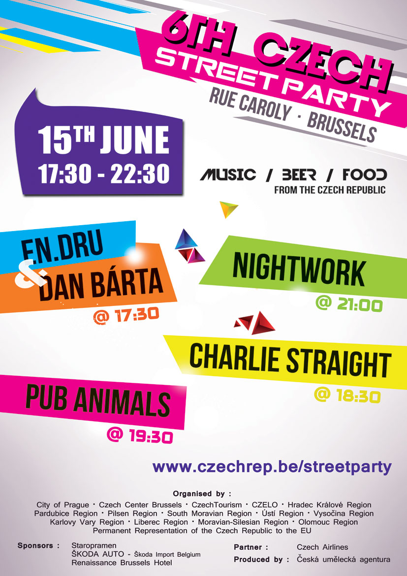 The Sixth Czech Street Party Attracts Thousands Despite Rain