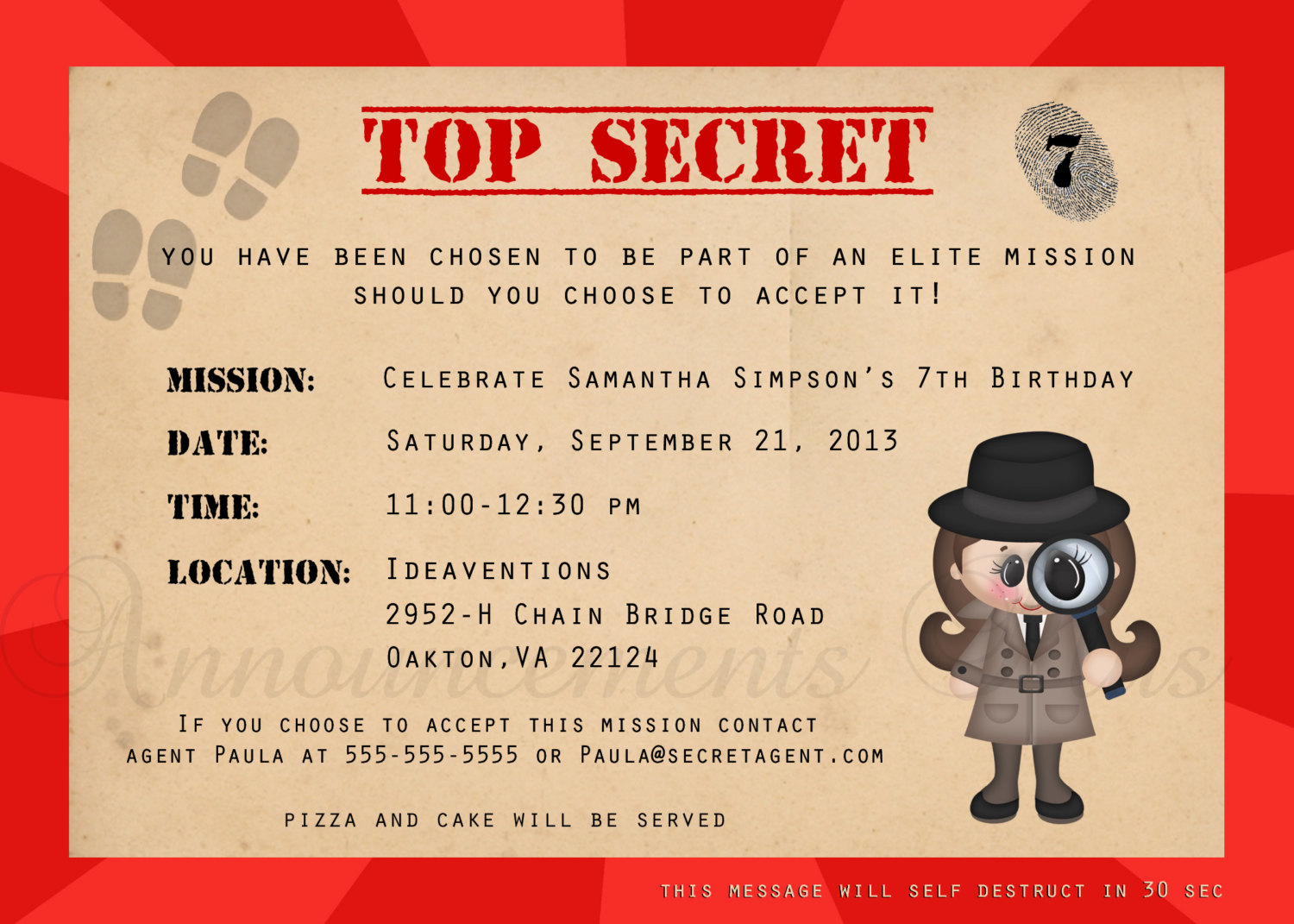 Top Secret Mission Clipart