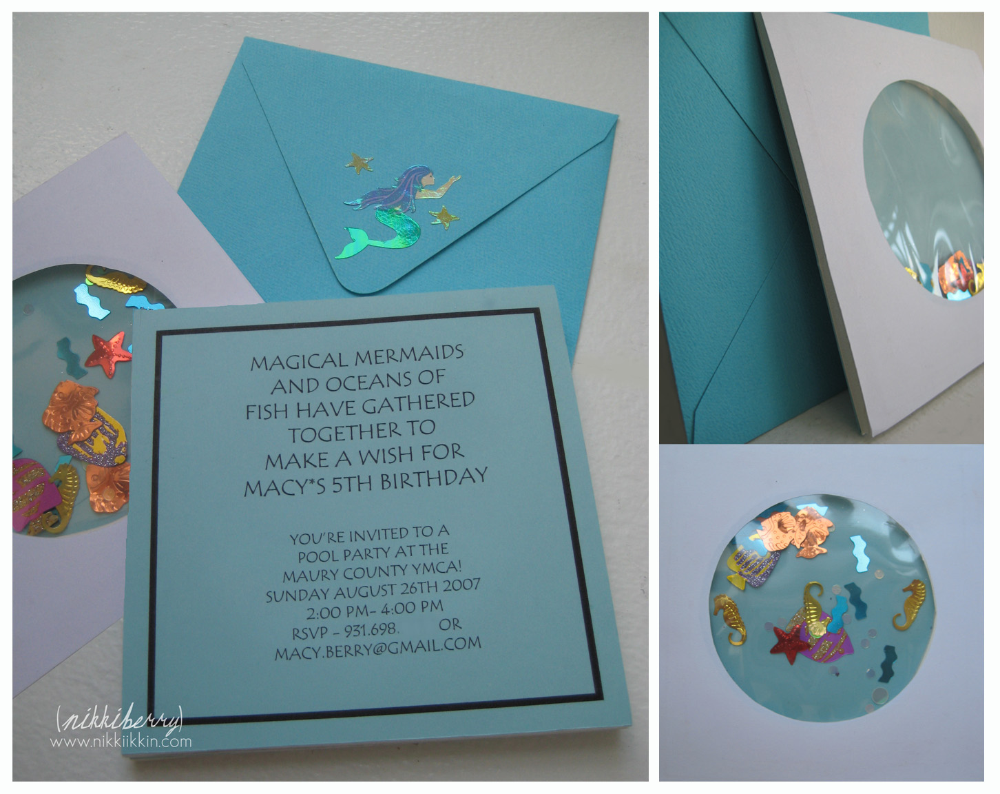 Under The Sea Party Invitations