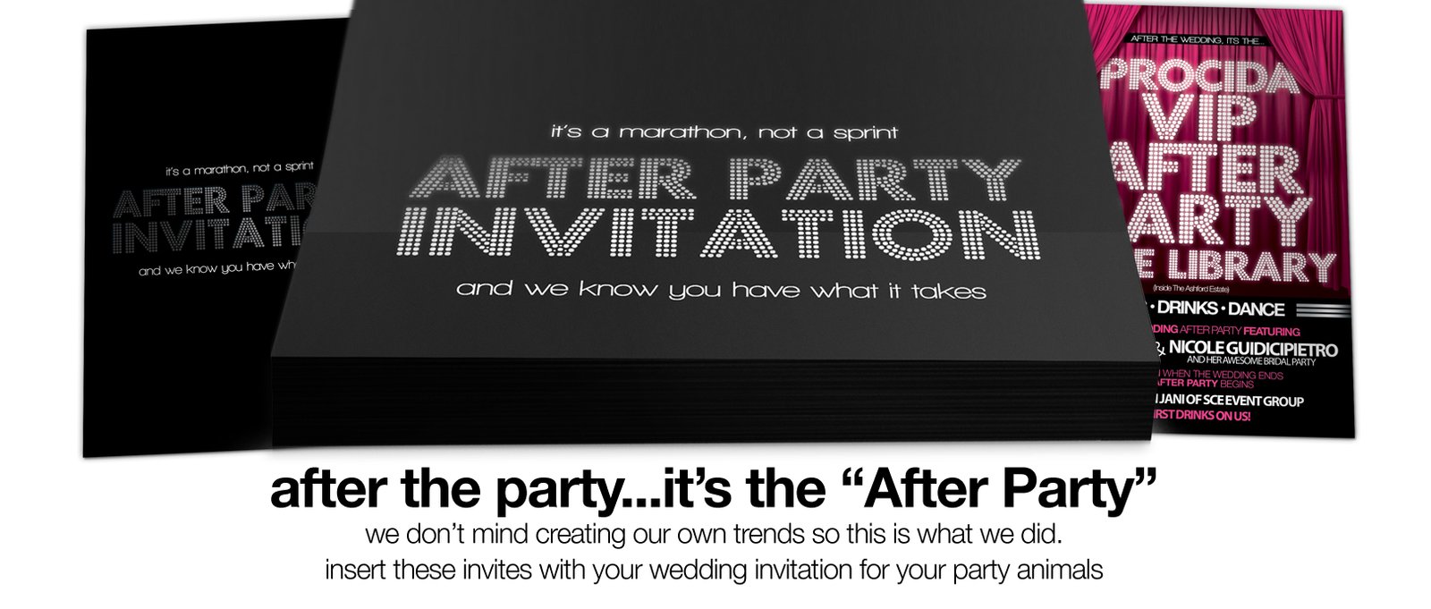 Wedding After Party Invitation Wording  Printable Reception Sign