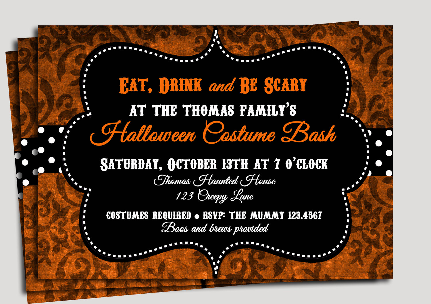 Wording For Halloween Party Invitations Fabulous Wording For