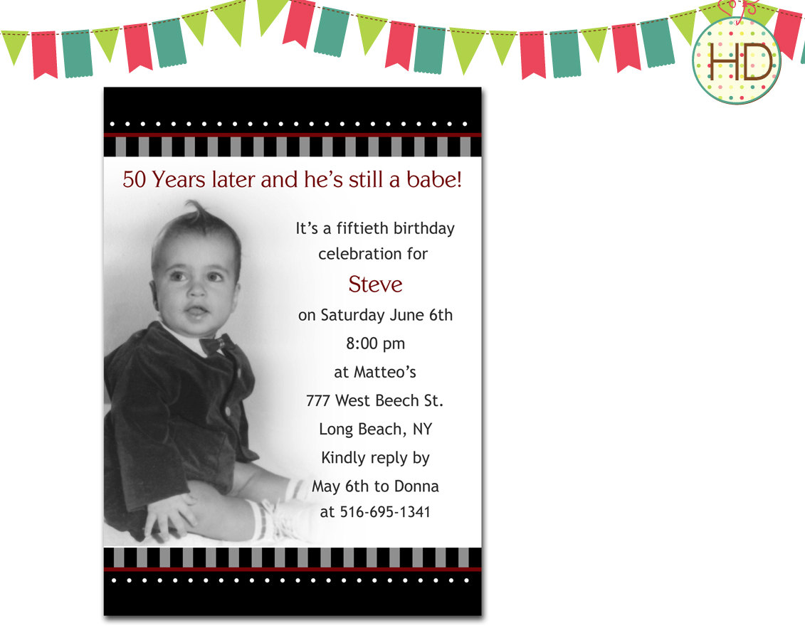 Wording For Male 50th Birthday Invitations