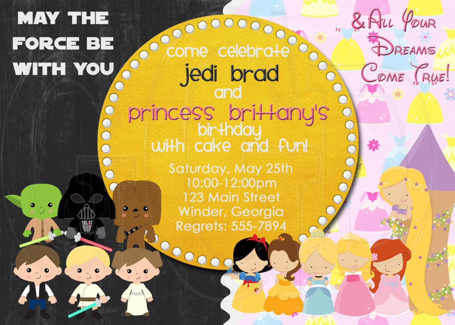 Wording Joint Birthday Party Invitations