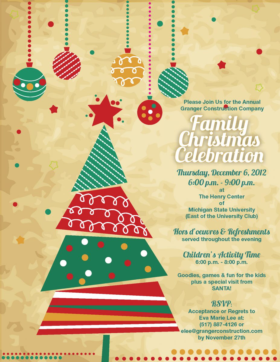 Work Christmas Party Invitation