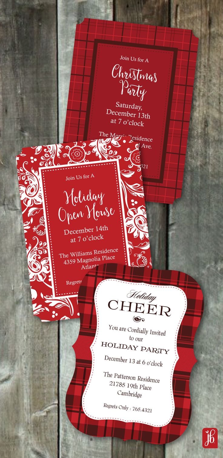 1000 Ideas About Christmas Party Invitations On Pinterest  In