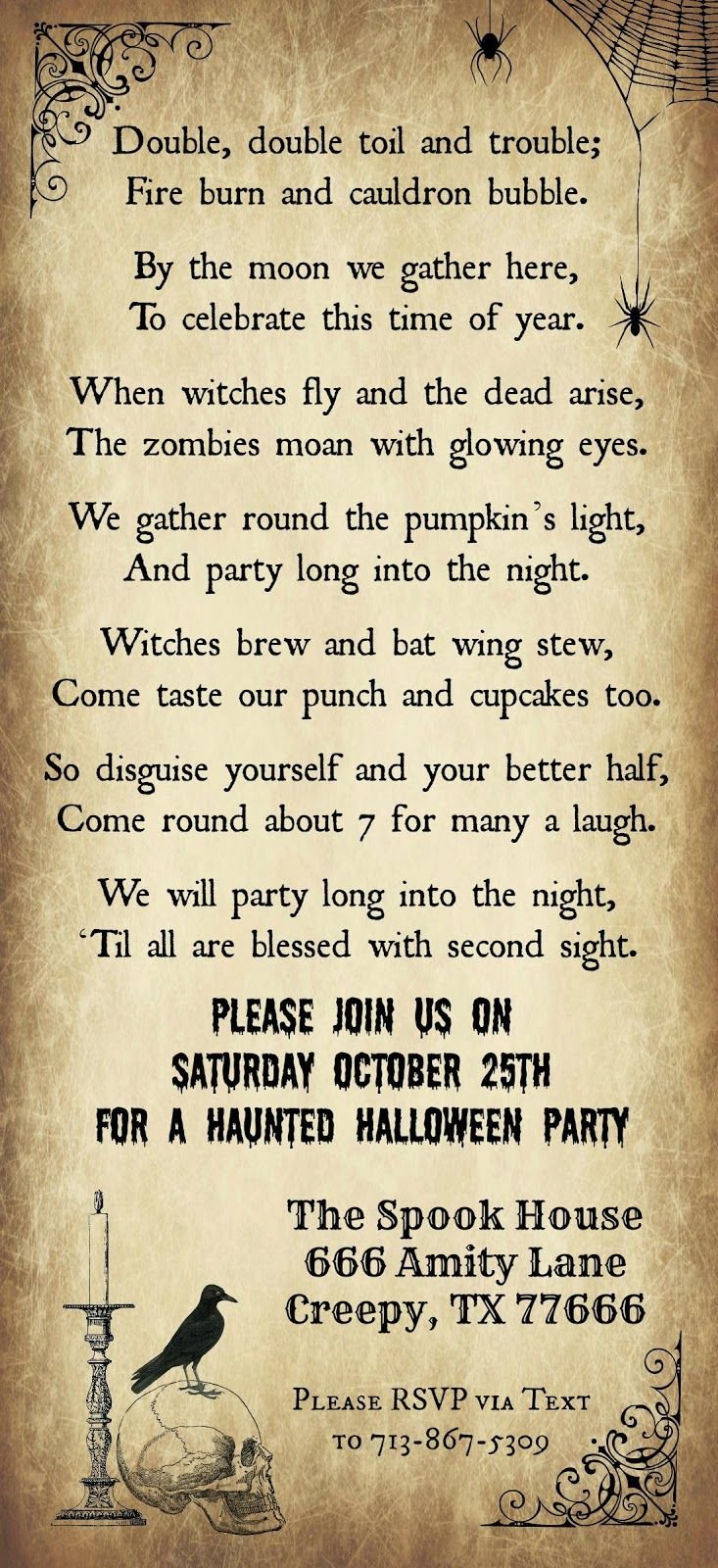 1000+ Ideas About Halloween Party Invitations On Pinterest