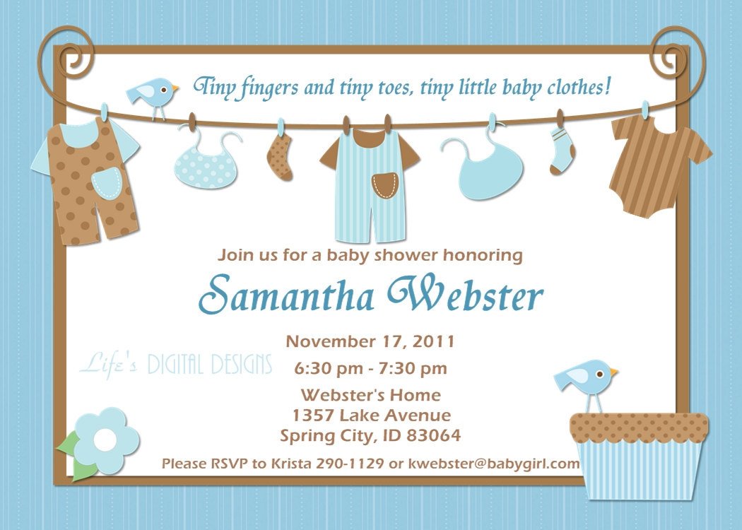 1000+ Images About Baby Shower Invitation Card On Pinterest