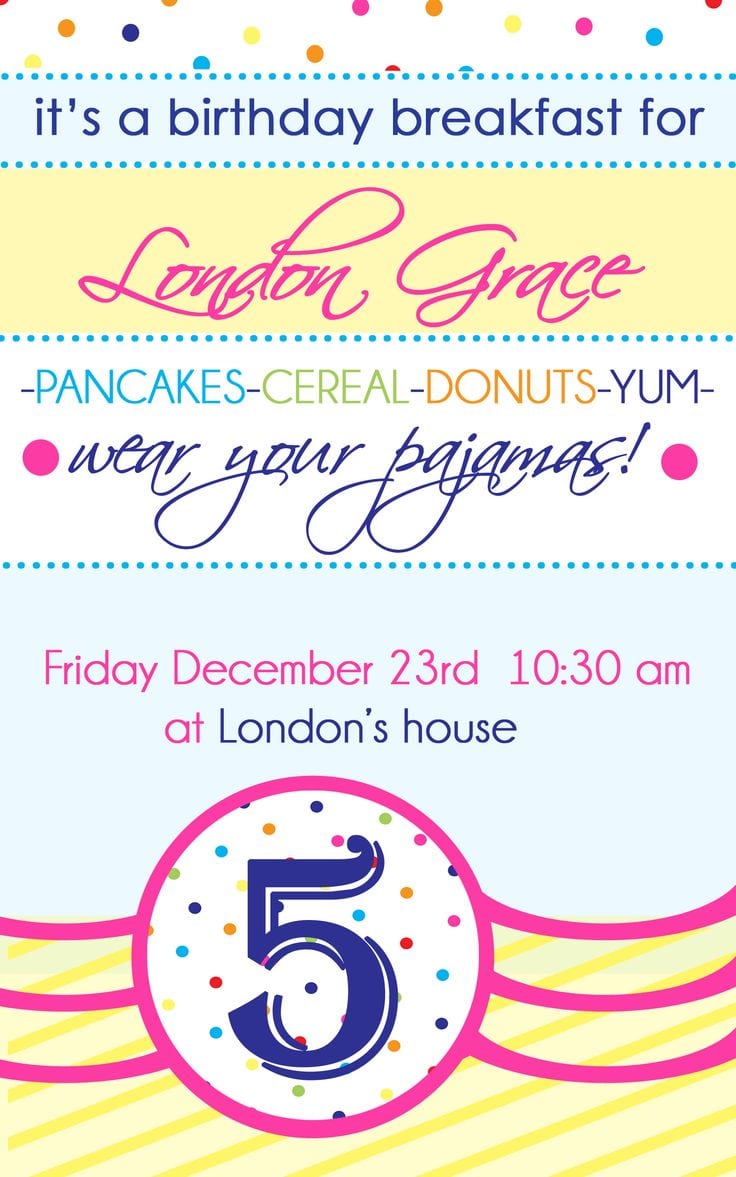 1000+ Images About Breakfast Birthday Party On Pinterest