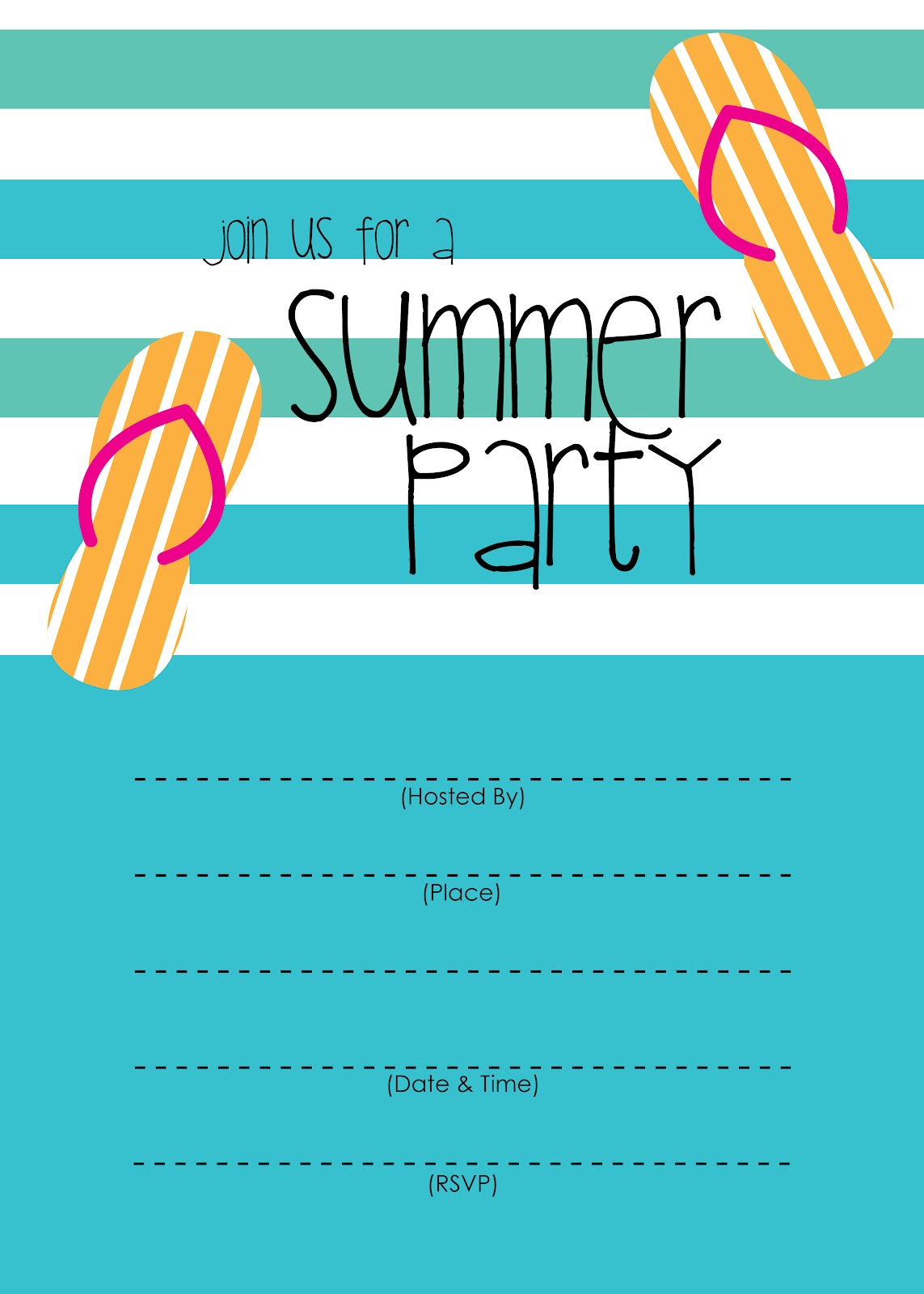 1000+ Images About Pool Party Invitations & Favors On Pinterest