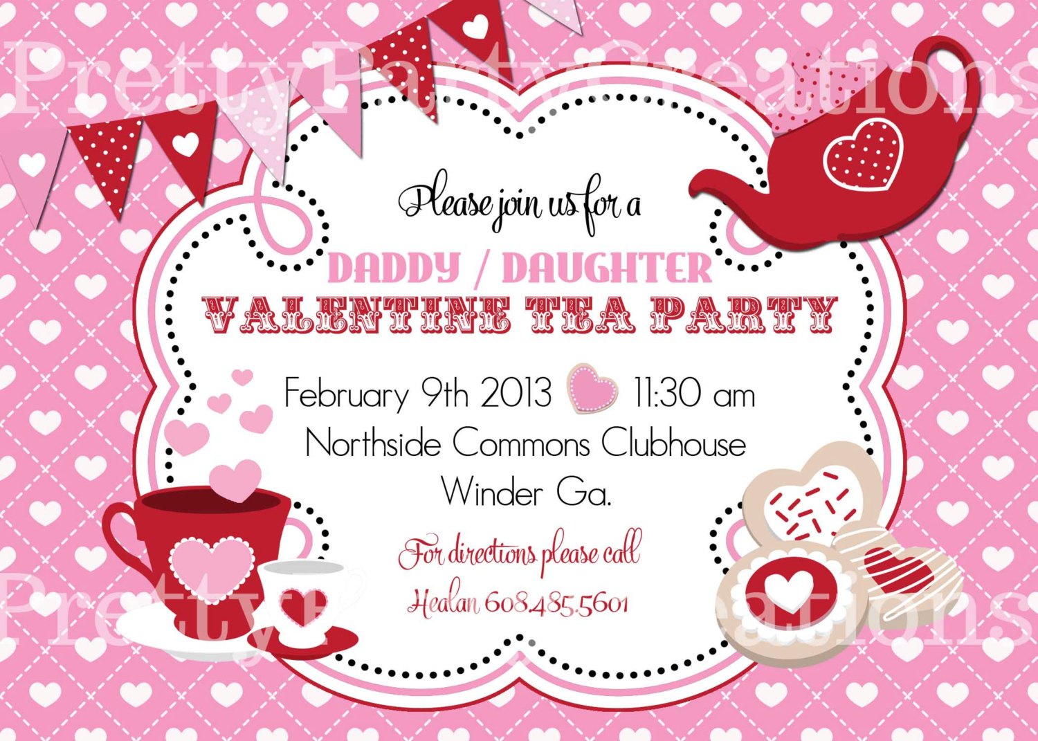 1000 Images About Tea Party Invitation Inspiration Templates On