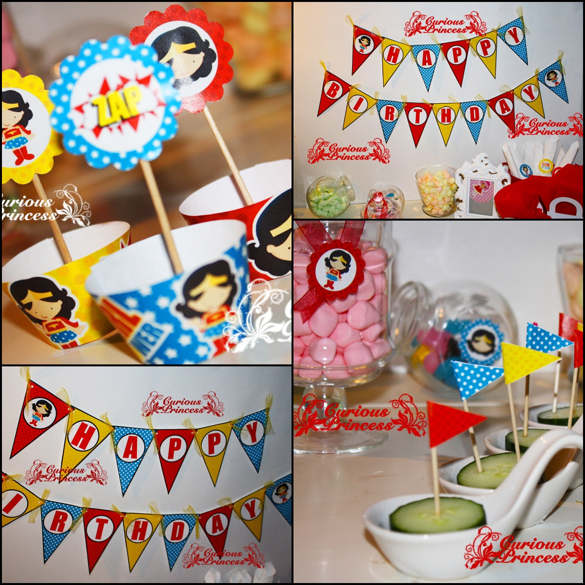10+ Images About Kate's Wonder Woman Party On Pinterest