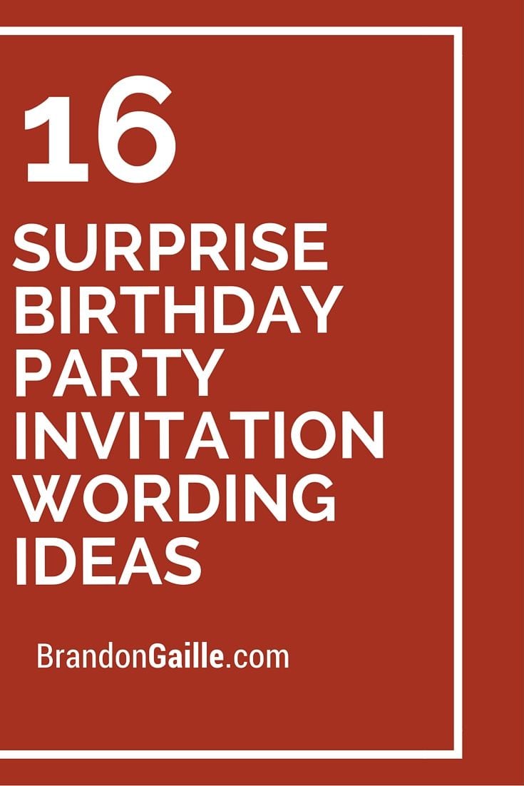 17 Best Ideas About Birthday Party Invitation Wording On Pinterest