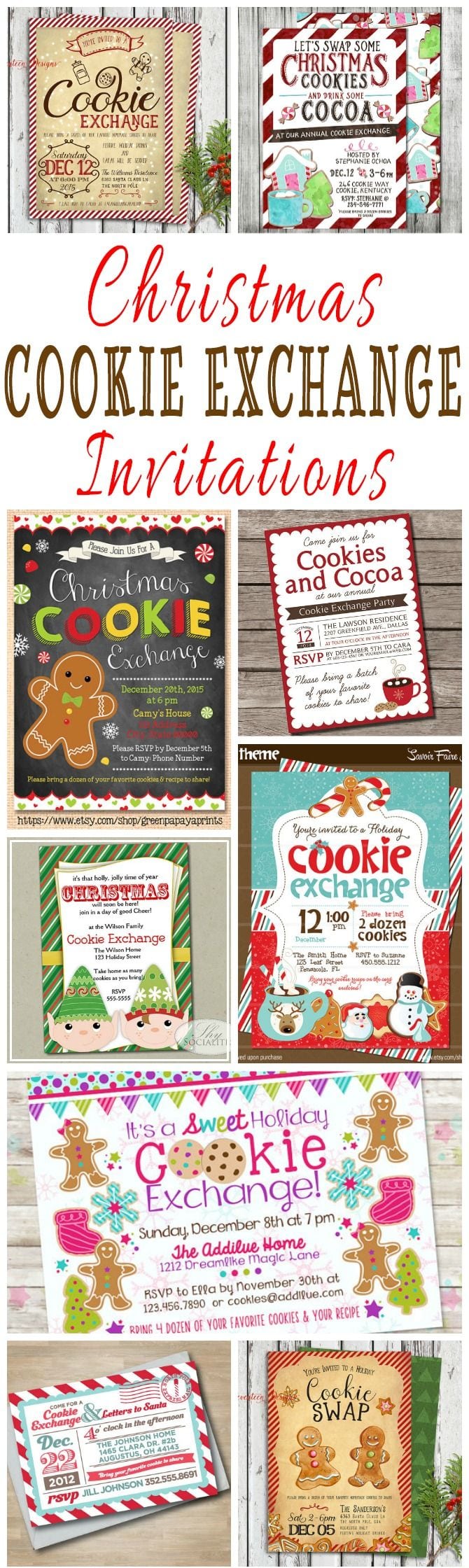 17 Best Ideas About Christmas Party Invitations On Pinterest