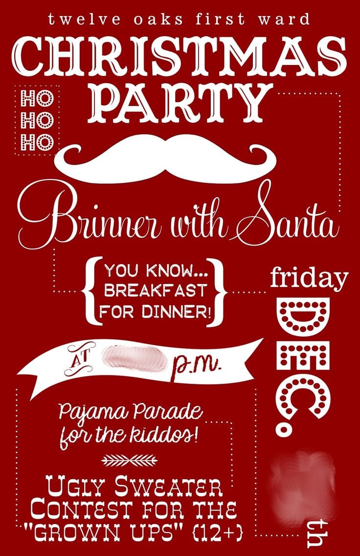 17 Best Ideas About Christmas Party Invitations On Pinterest