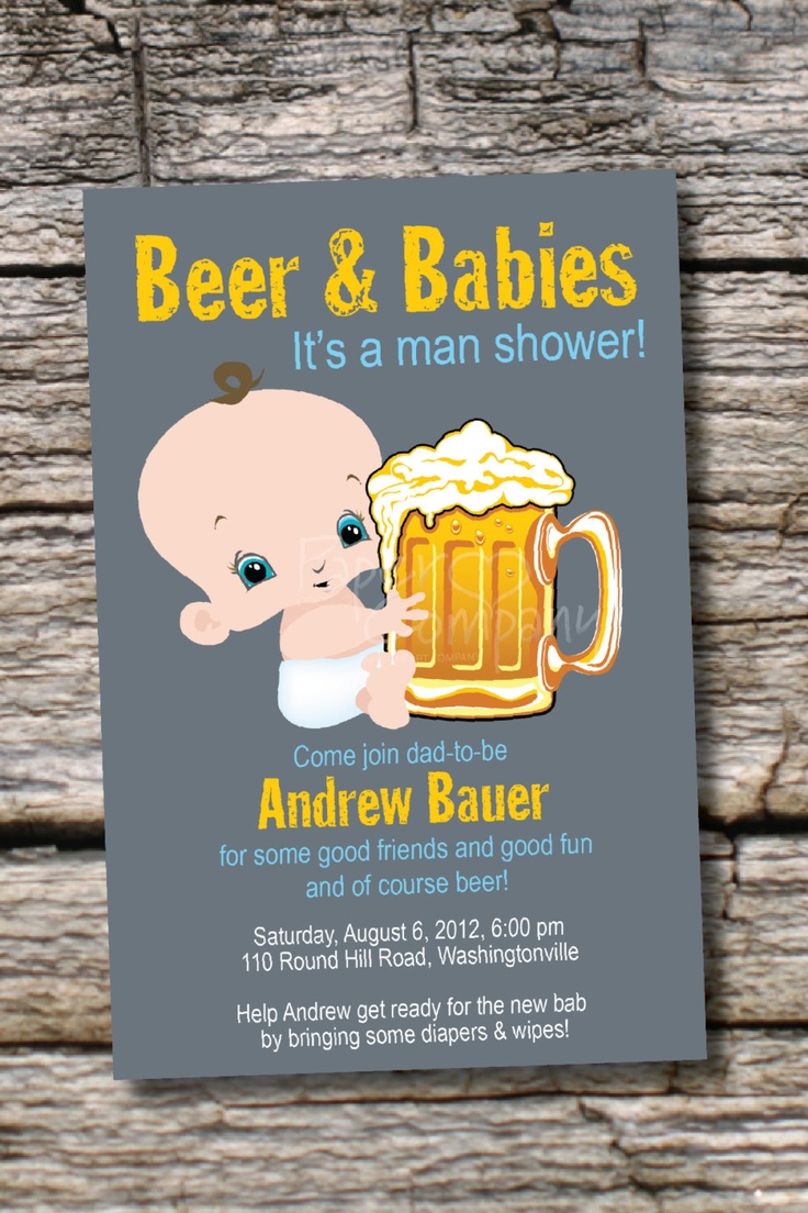 17 Best Ideas About Diaper Party Invitations On Pinterest