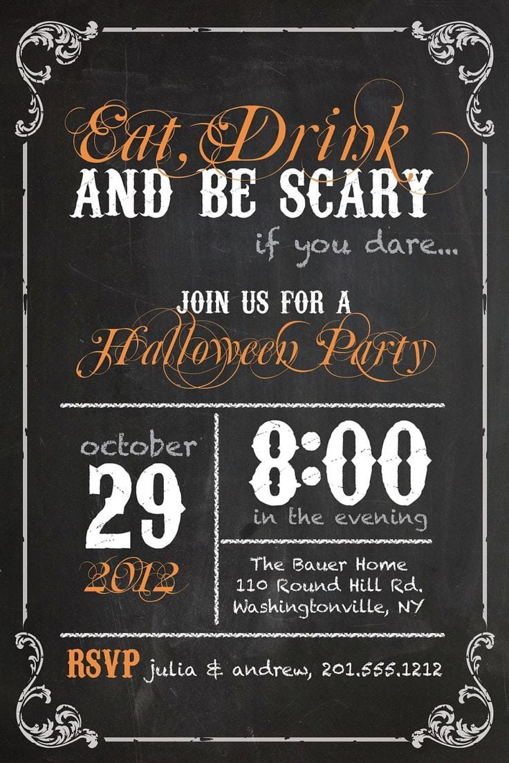 17 Best Ideas About Halloween Party Invitations On Pinterest