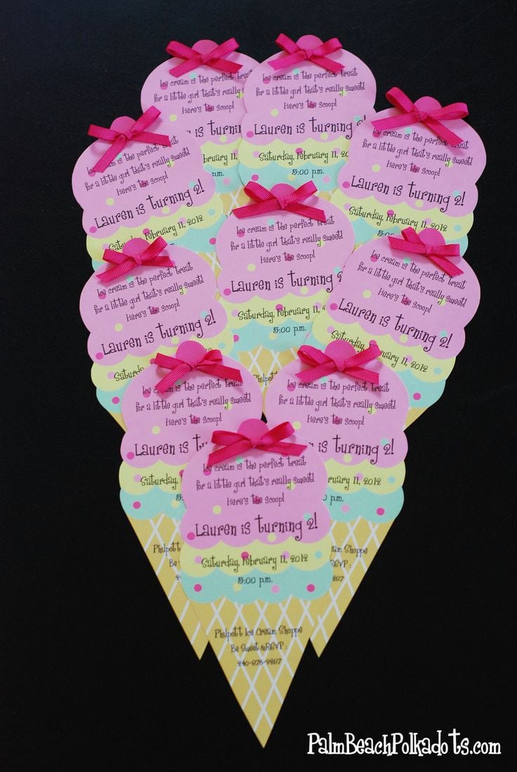 17 Best Ideas About Ice Cream Invitation On Pinterest