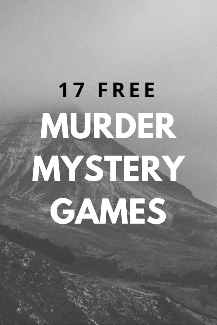 17 Best Ideas About Murder Mystery Parties On Pinterest