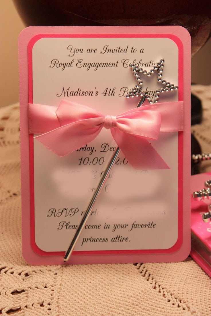17 Best Ideas About Princess Birthday Invitations On Pinterest